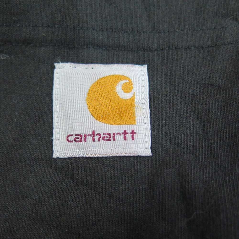 Carhartt Shirt Mens 2XL Black Crew Neck Relaxed F… - image 7