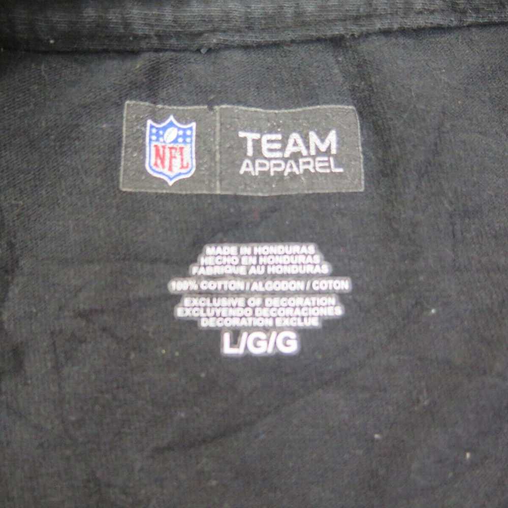 NFL Team Apparel Shirt Mens Large Black Just Win … - image 6