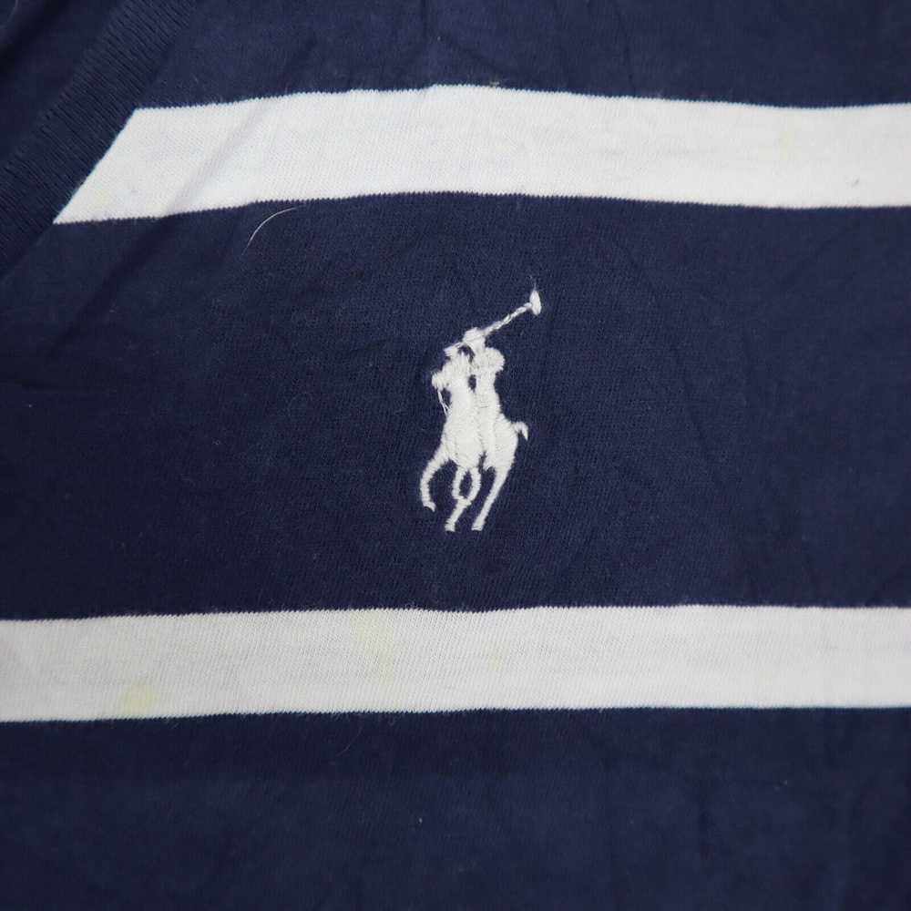 Polo Ralph Lauren Striped T-Shirt Boys Medium Nav… - image 4