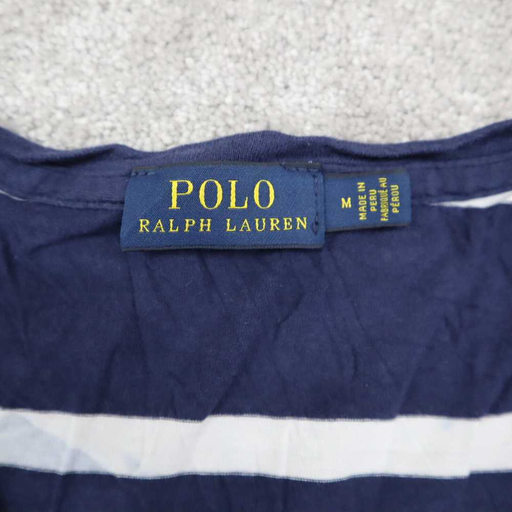 Polo Ralph Lauren Striped T-Shirt Boys Medium Nav… - image 5