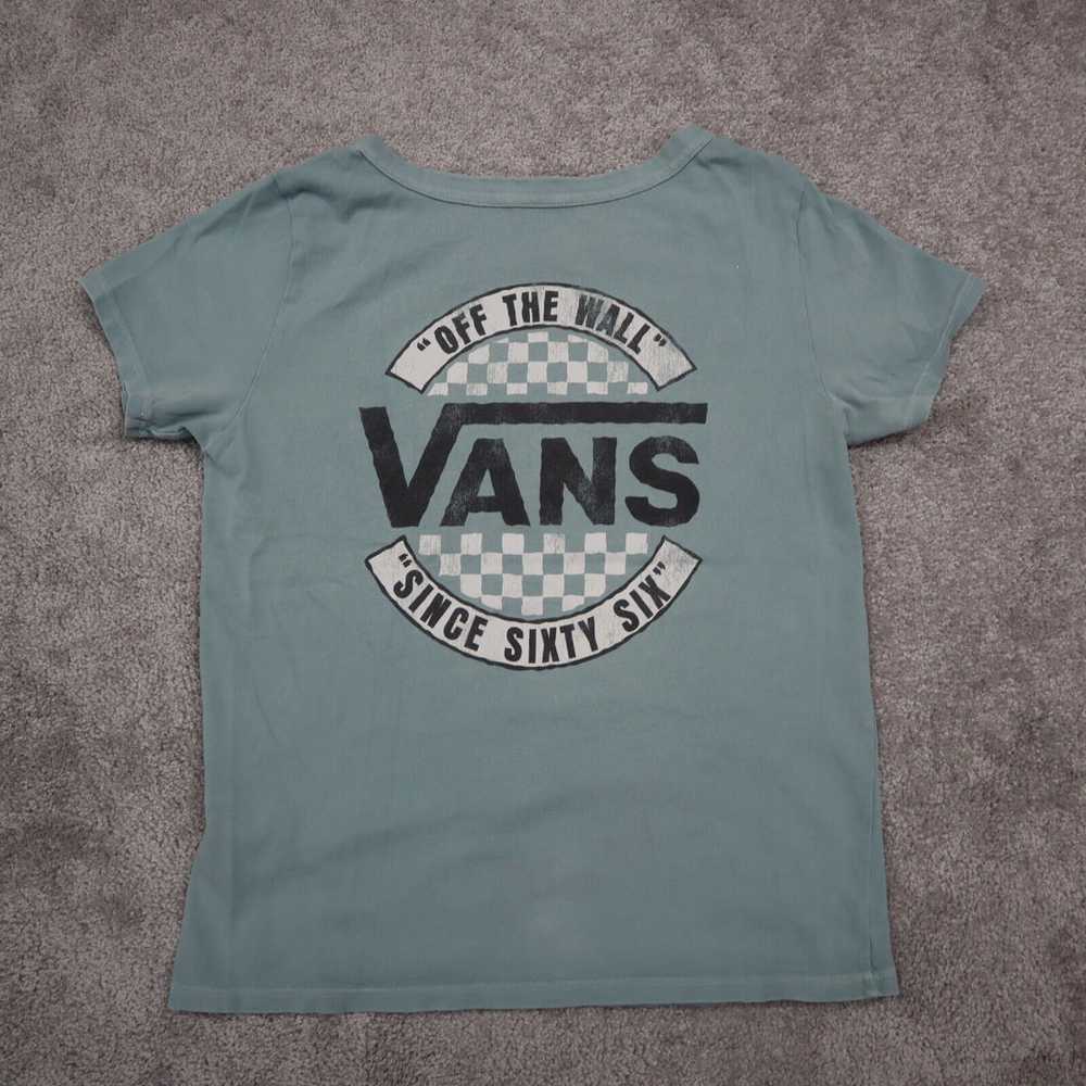 VANS Tee Shirt Girls Sky Blue Size X-Small Short … - image 2
