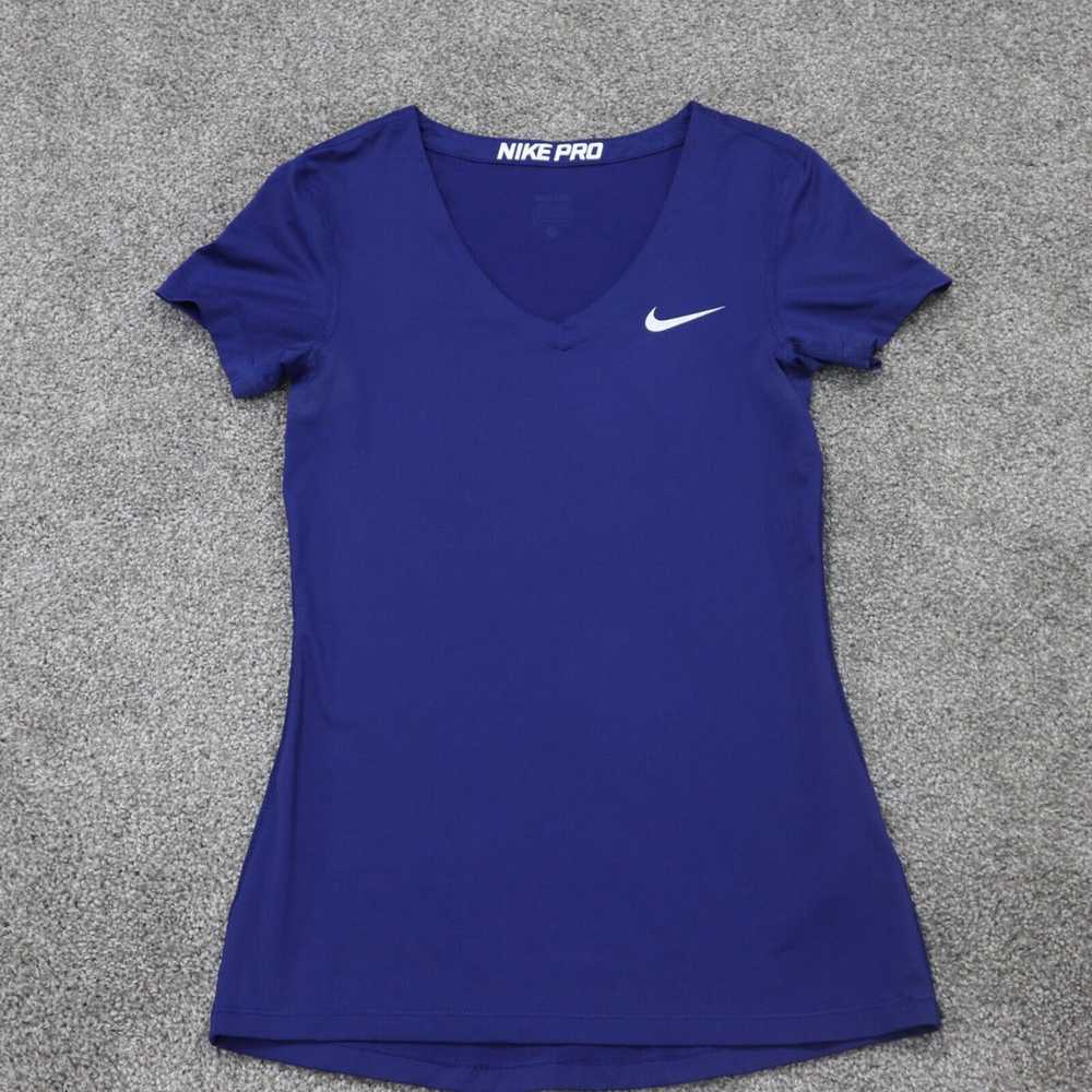 Nike Pro Women T Shirts Top Activewear Dri Fit Sh… - image 1