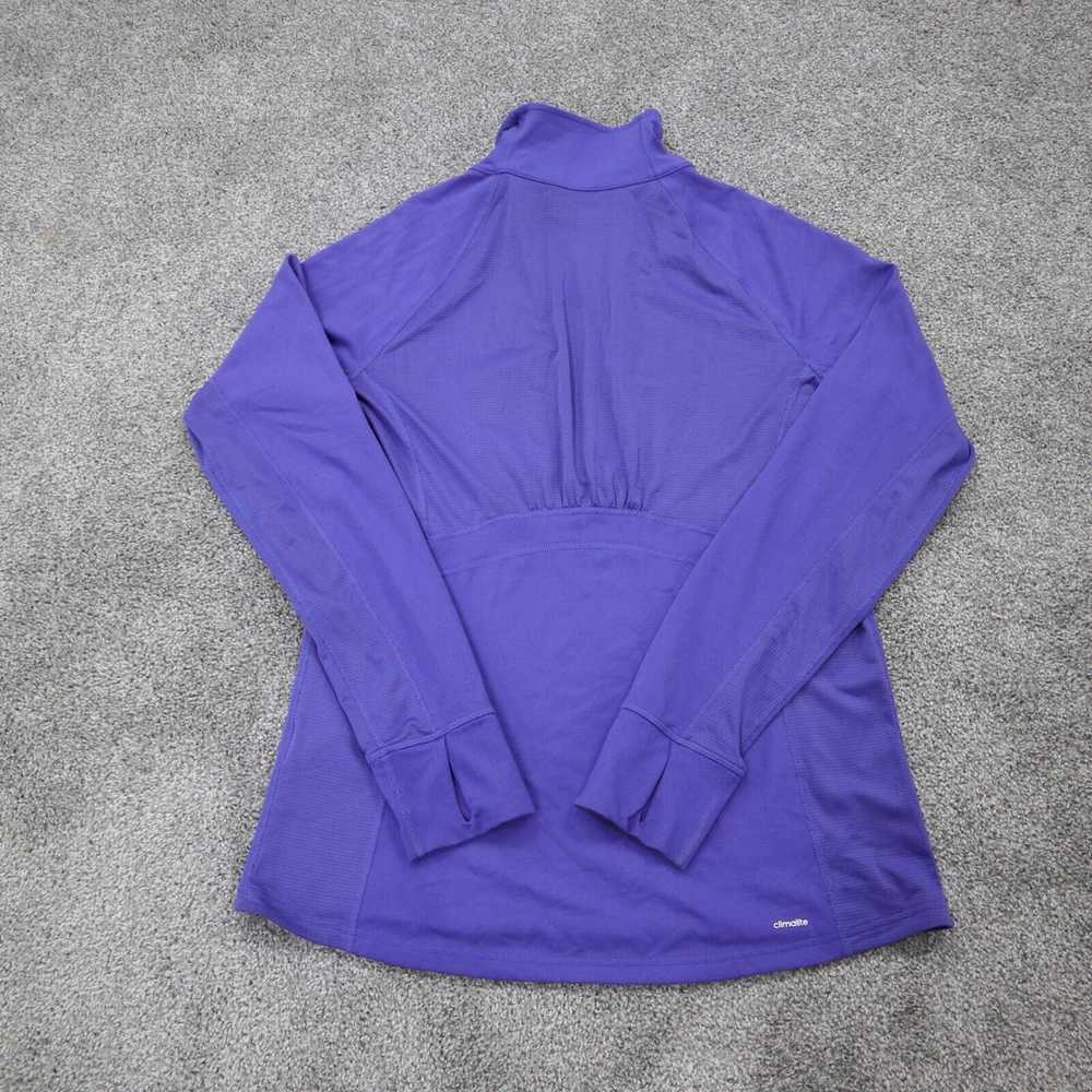 Adidas Climalite Womens 1\4 Zip Sweatshirt Long S… - image 2