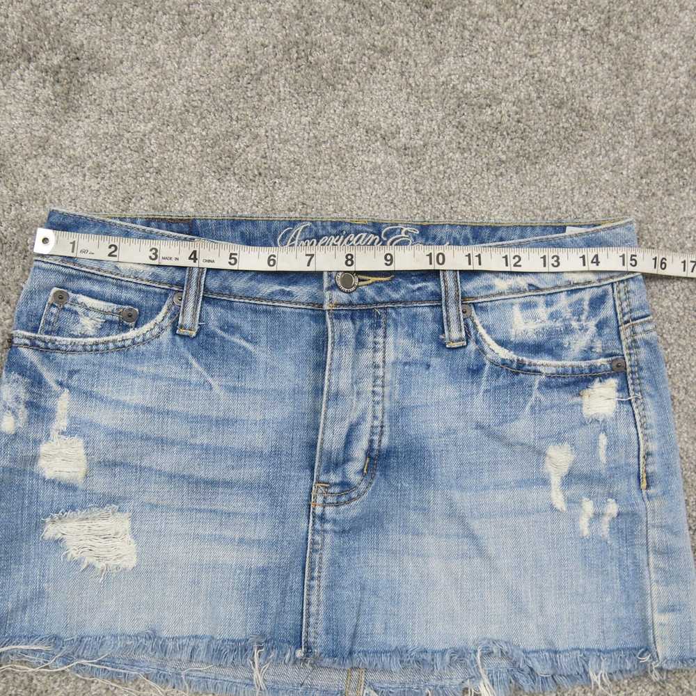 American Eagle Womens Denim Jeans Mini Skirts Dis… - image 5