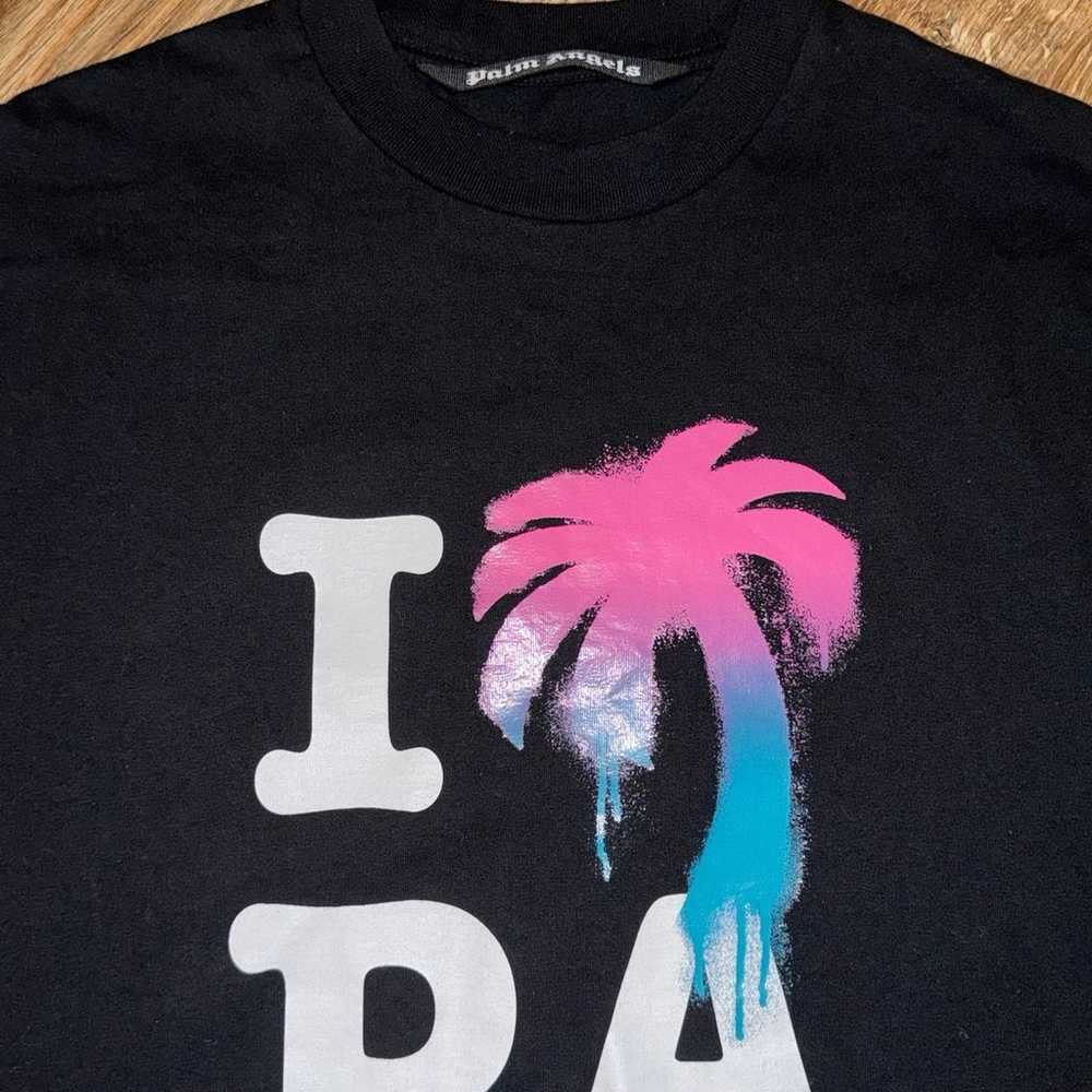 Palm Angels “  I love PA” tee size small - image 2
