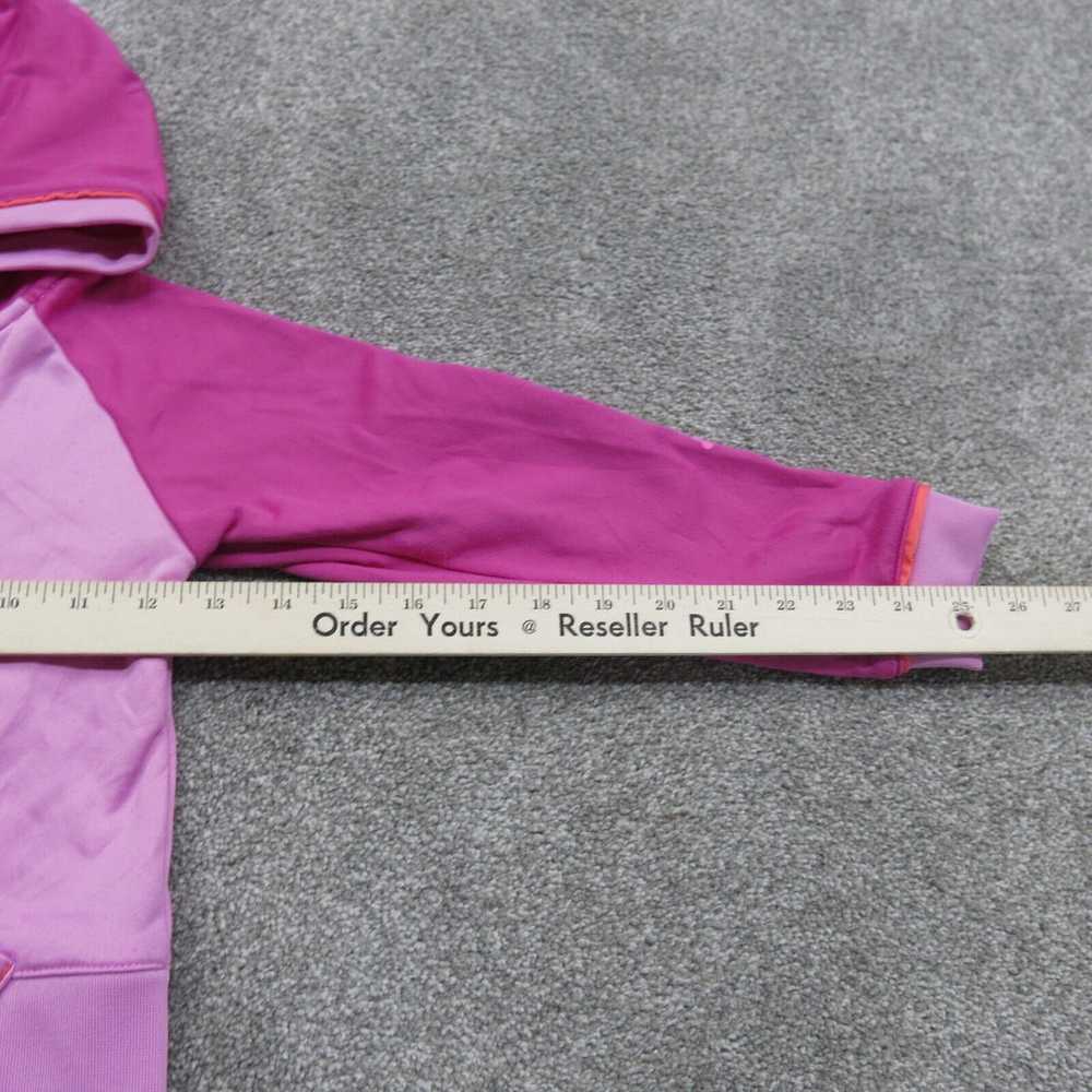 Adidas Jacket Girls Size 5 Pink Solid Long Sleeve… - image 3