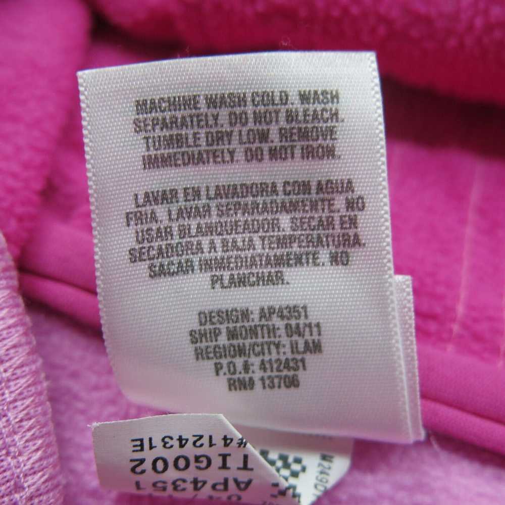 Adidas Jacket Girls Size 5 Pink Solid Long Sleeve… - image 6