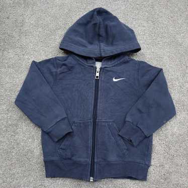 Nike Hoodie Jacket Boys Size 2T Blue Navy Full Zi… - image 1