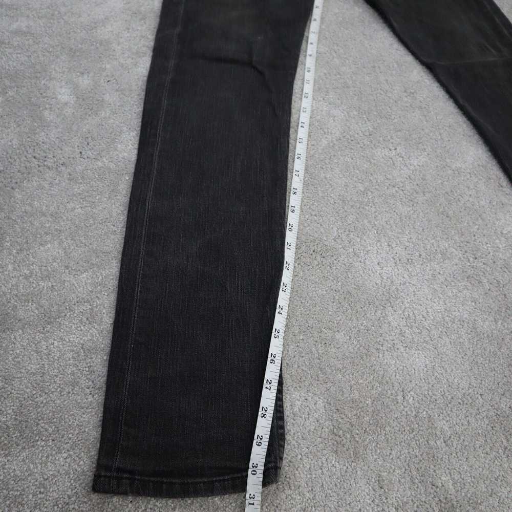 Levi s 508 Jeans Women s Size 30 Black Stretch Sl… - image 4