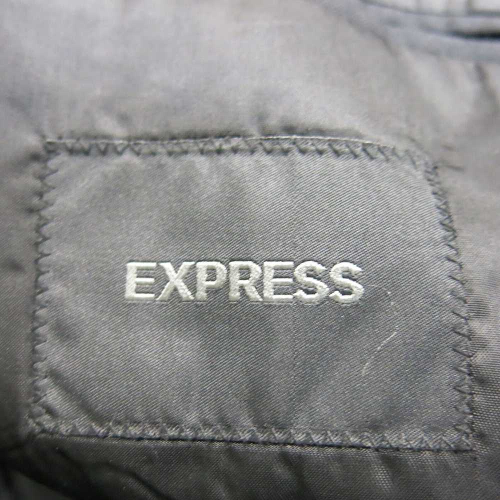 Express Mens Blazer Coat Long Sleeves Single Brea… - image 6