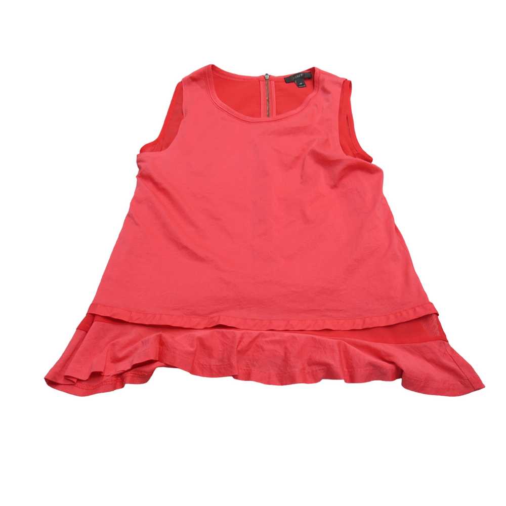 J. Crew Womens Basic Blouse Top Sleeveless Back Z… - image 1