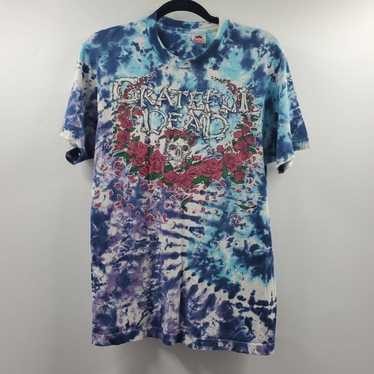 VTG 90s Grateful Dead Graphic Band Tee Tie Dye - image 1