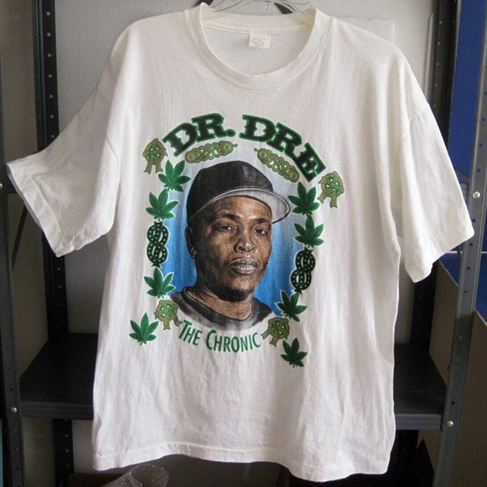 Vintage 1993 Dr. Dre The Chronic T Shirt Tag Size… - image 1