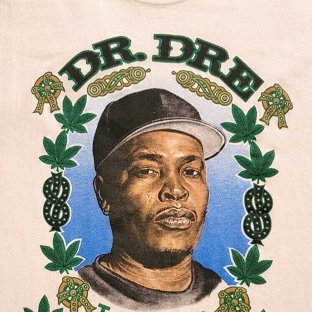 Vintage 1993 Dr. Dre The Chronic T Shirt Tag Size… - image 2