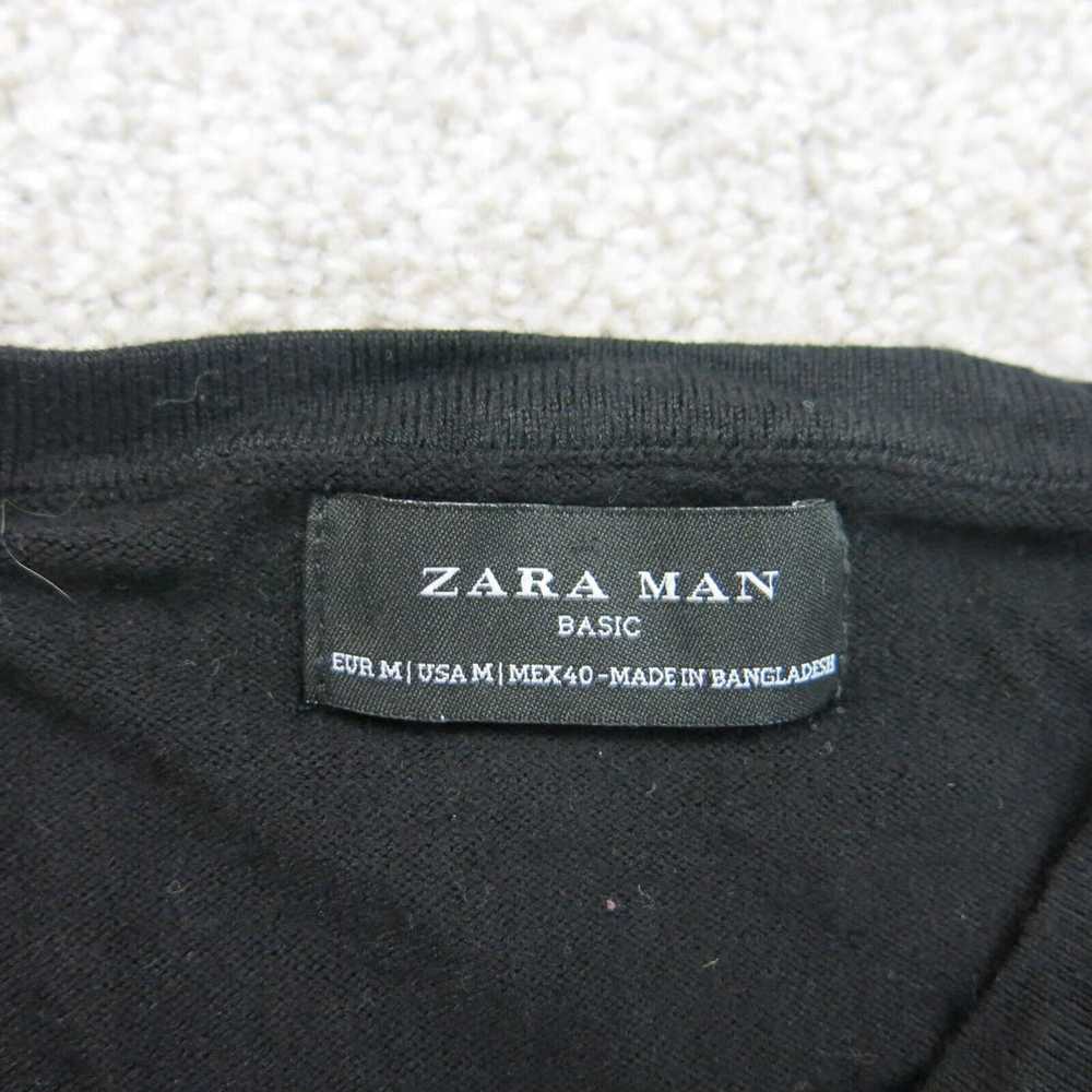 Zara Man Basic Men Pullover Sweatshirt V Neck Lon… - image 5