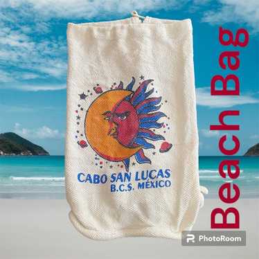 Vintage Cabo San Lucas, Mexico Beach Bag | woven … - image 1