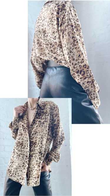 silk leopard chemise