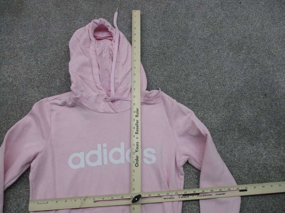 Adidas Activewear Hoodies Girls Small S Pink Long… - image 3