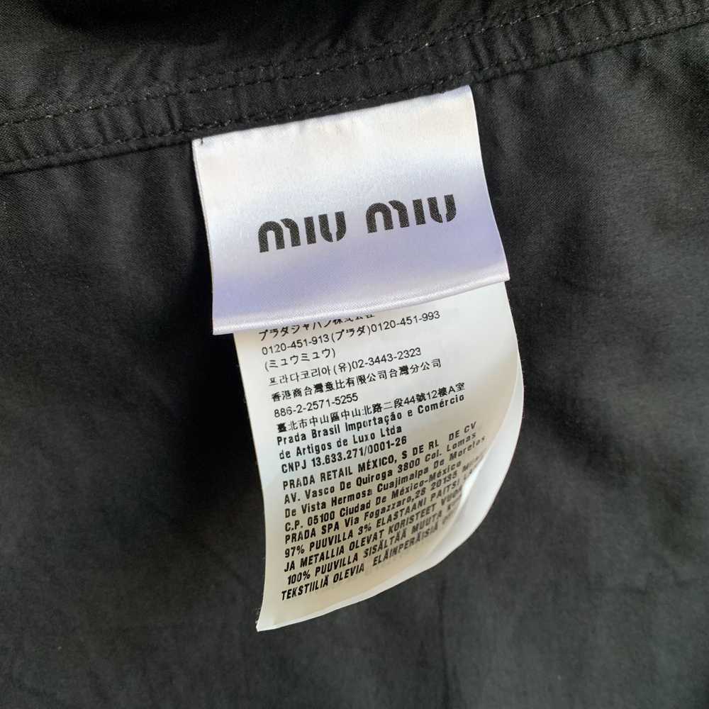 Miu Miu Resort 2018 Beaded Camo Shirt Jacket - image 8