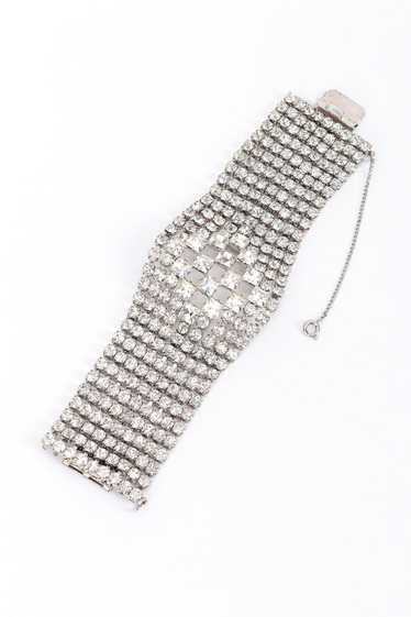 Checkered Rhinestone Bracelet