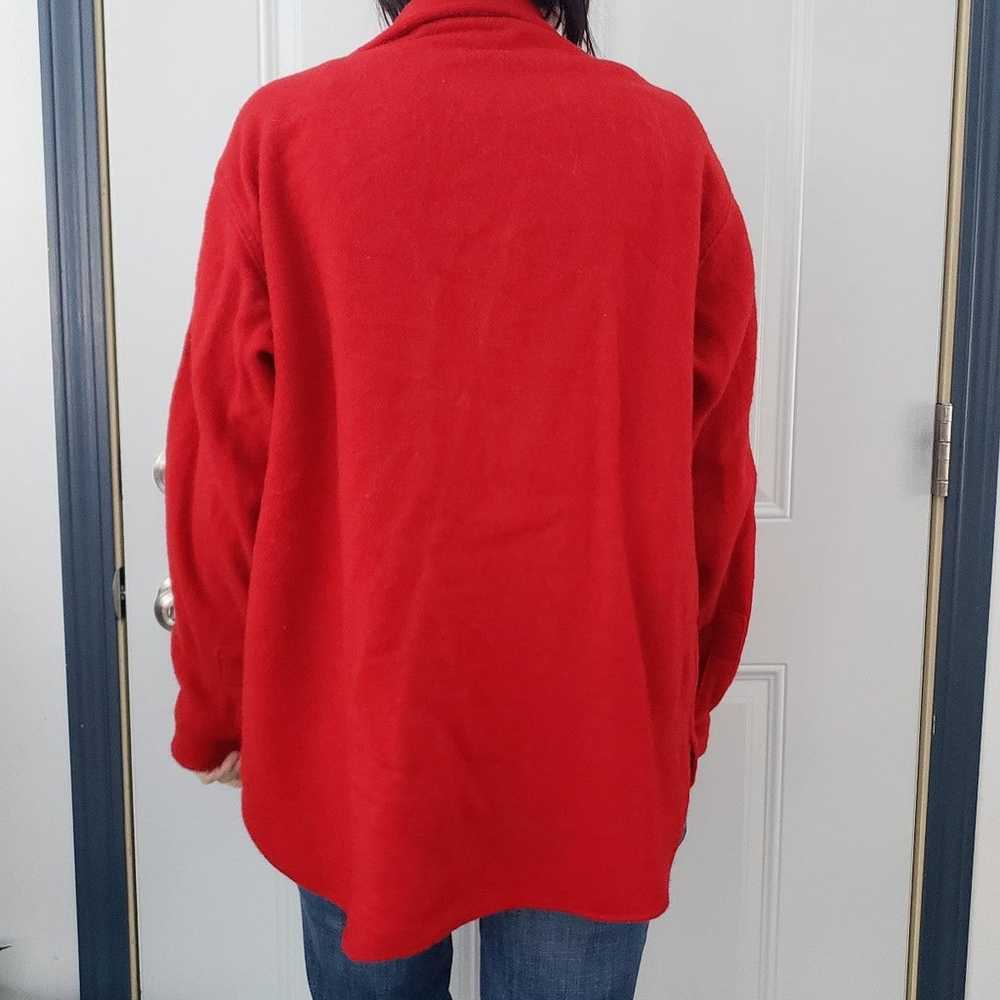 70s Woolrich Red Wool Button Down - image 3