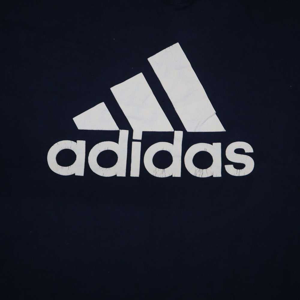 Adidas T Shirt Mens Size 2XL Blue Short Sleeve 10… - image 4