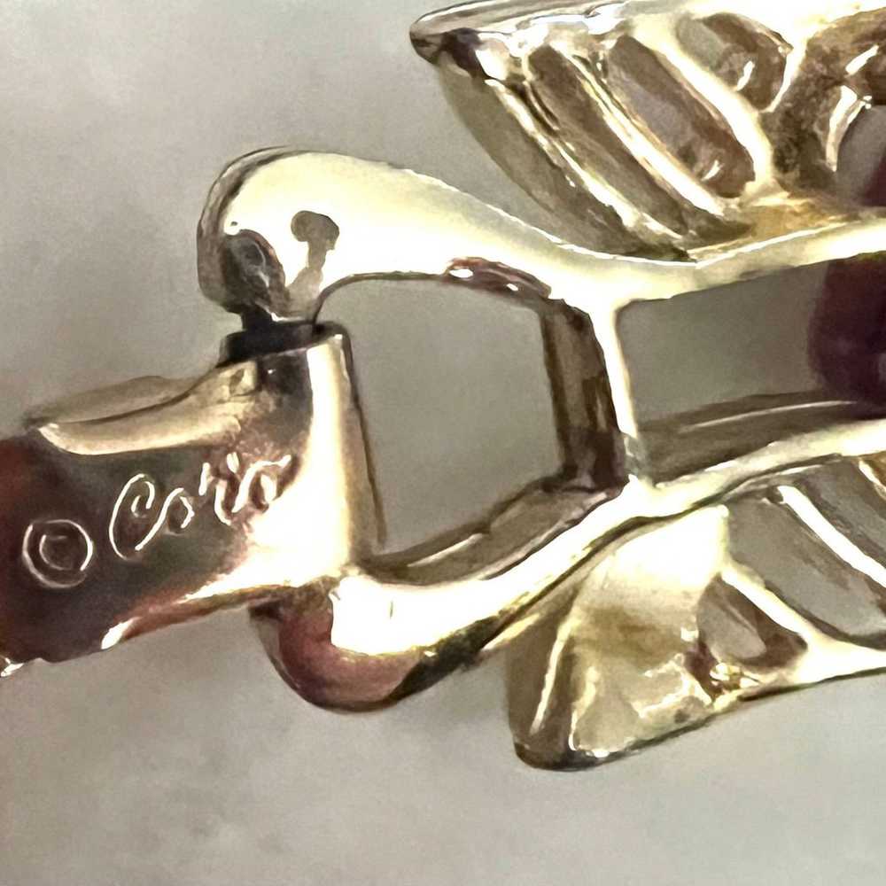 Coro Vintage Confetti Lucite Bracelet Gold Tone - image 3
