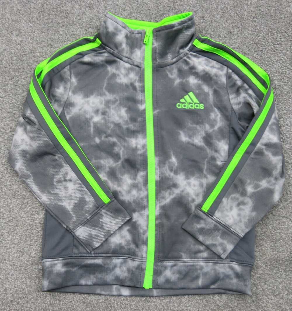 Adidas Sweatshirt Kids Boys Size 3T Gray White Ti… - image 1
