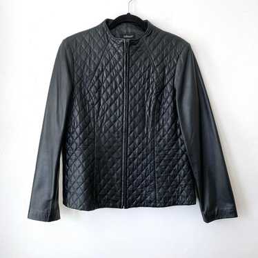 Willi Smith Quilted Leather Jacket (L) - image 1