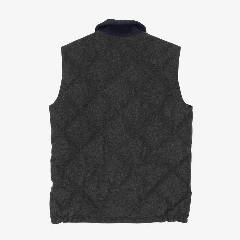 Crescent Down Works Quilted Wool Vest - image 2