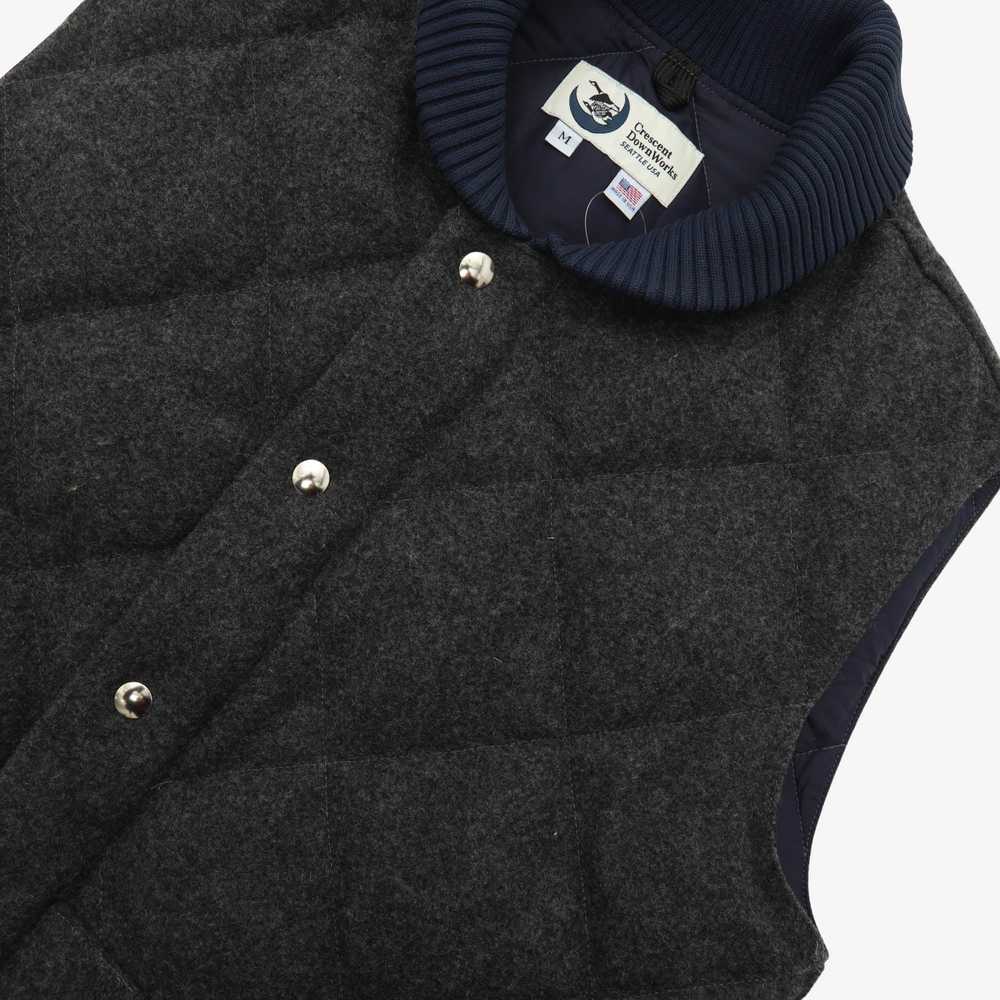 Crescent Down Works Quilted Wool Vest - image 3