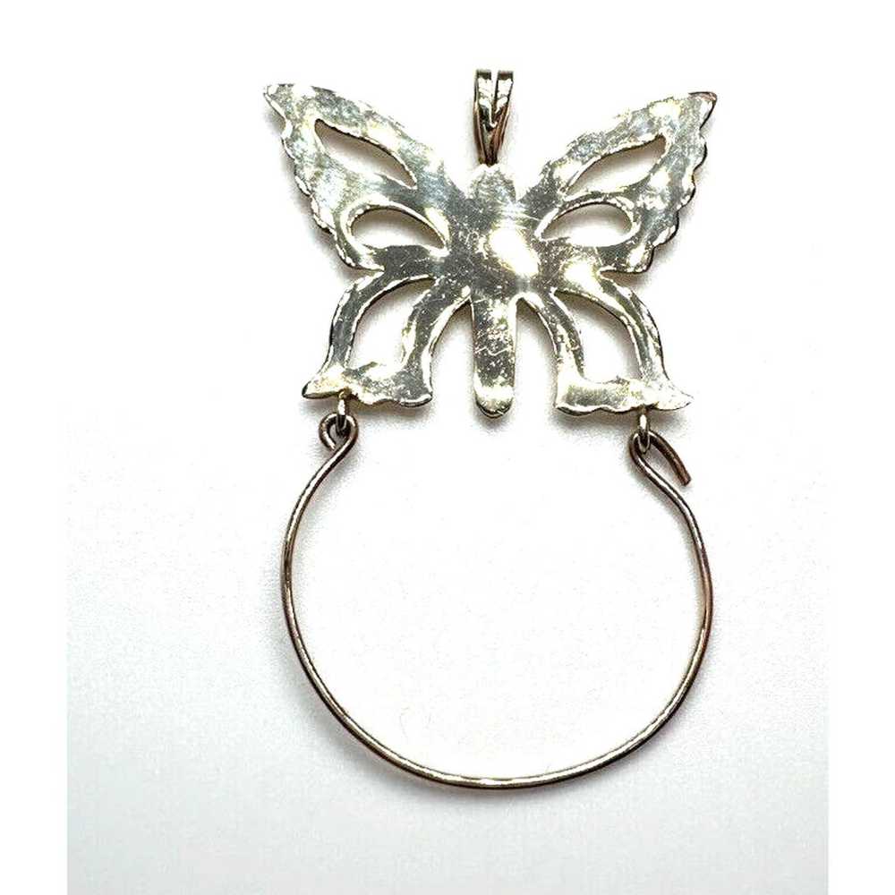 Vintage Estate 14k Yellow Gold Butterfly Charm/Pe… - image 1