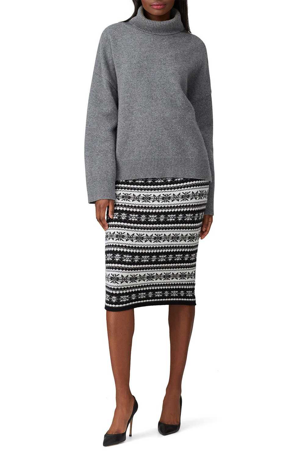 Lauren Ralph Lauren Fair Isle Knit Skirt - image 1