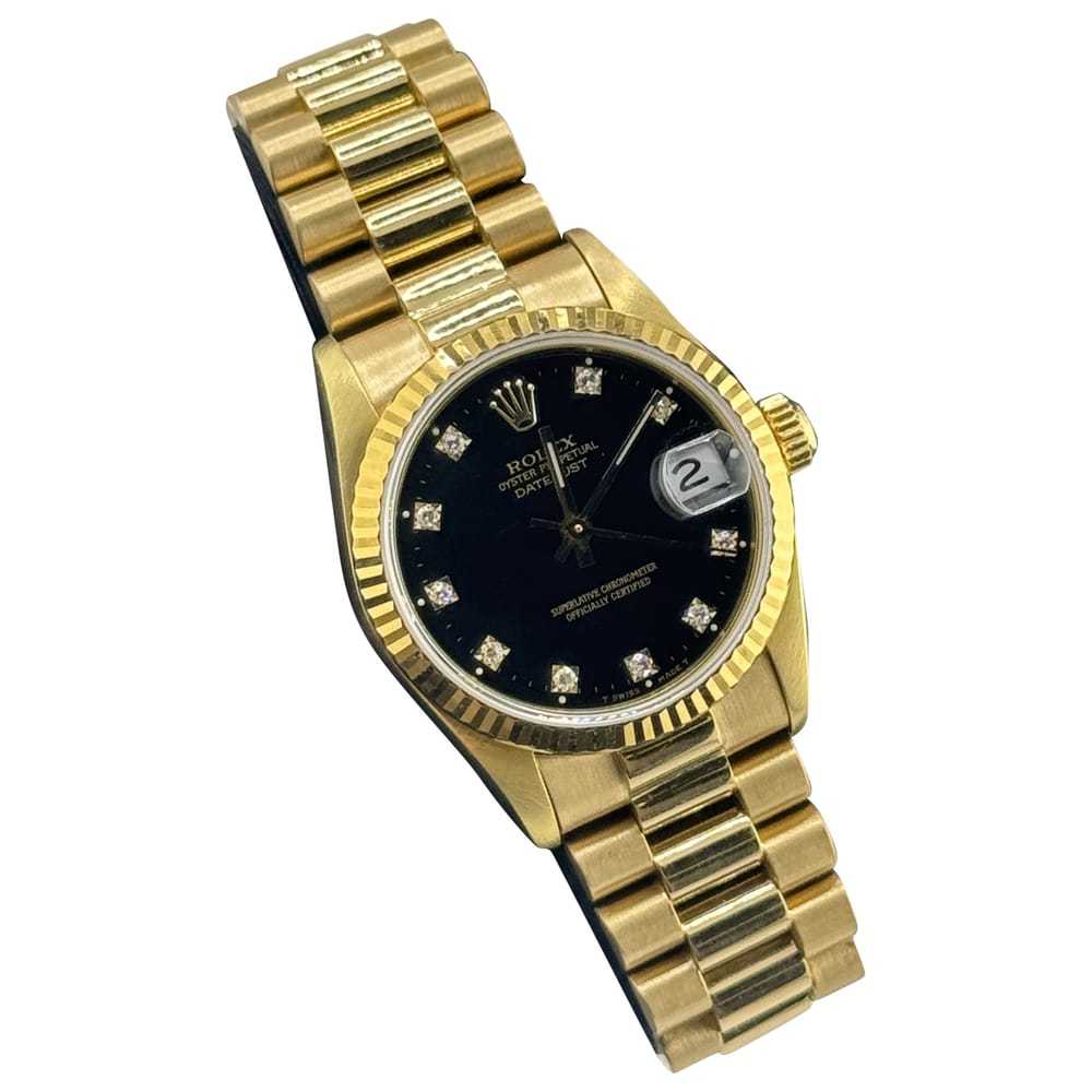 Rolex Datejust 31mm yellow gold watch - image 1