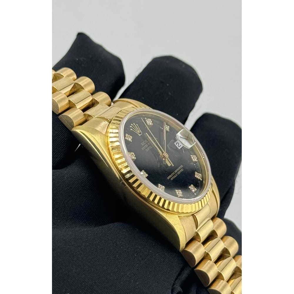 Rolex Datejust 31mm yellow gold watch - image 2