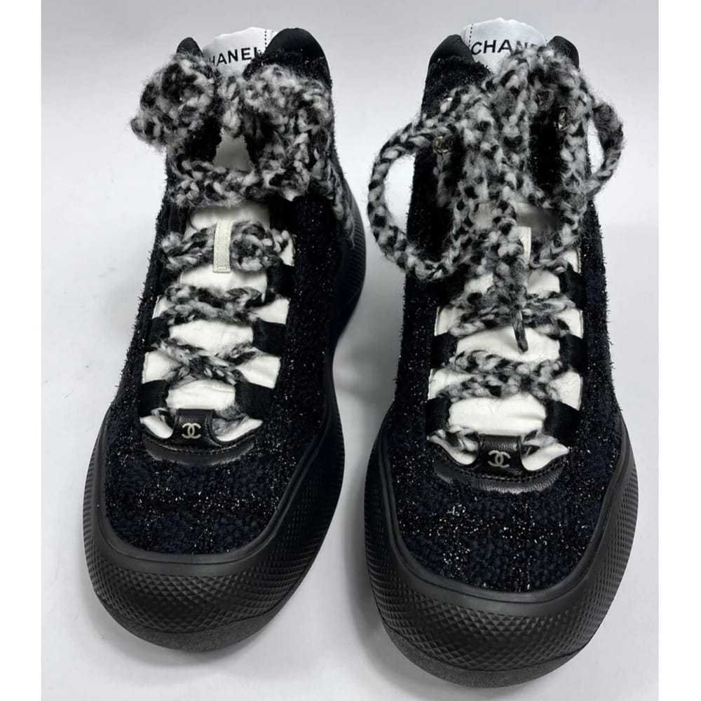 Chanel Tweed snow boots - image 3