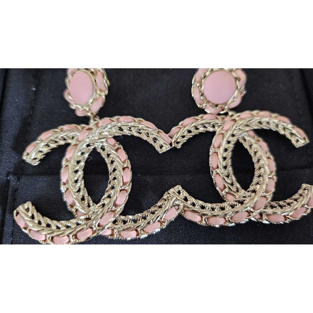 Chanel Leather earrings - image 2