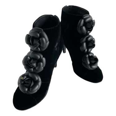 Chanel Velvet ankle boots - image 1