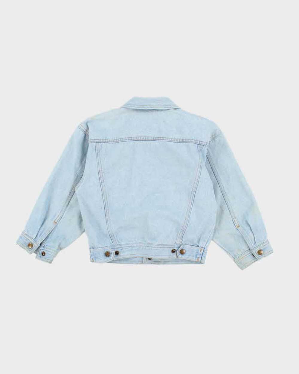 Children's Vintage 90s Bugle Boy Patch Denim Jack… - image 2