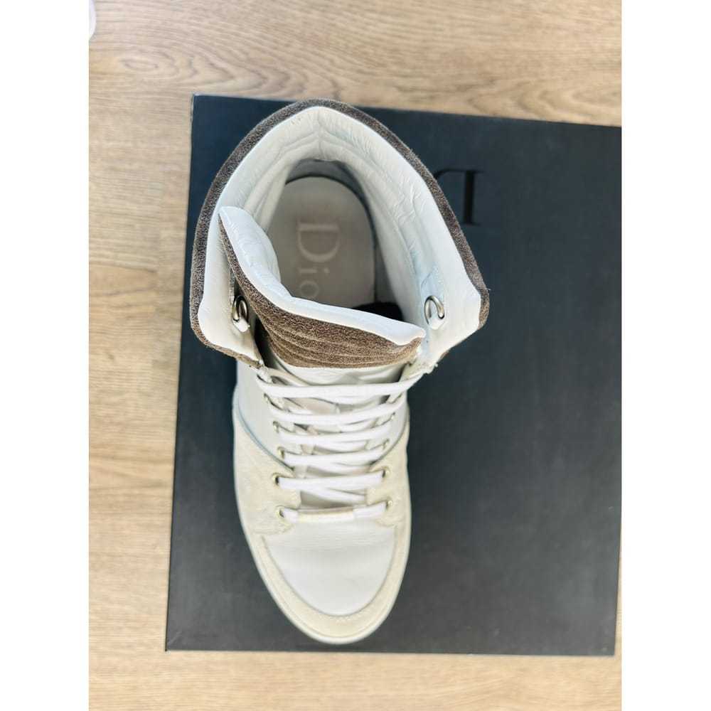 Dior Homme Leather high trainers - image 6