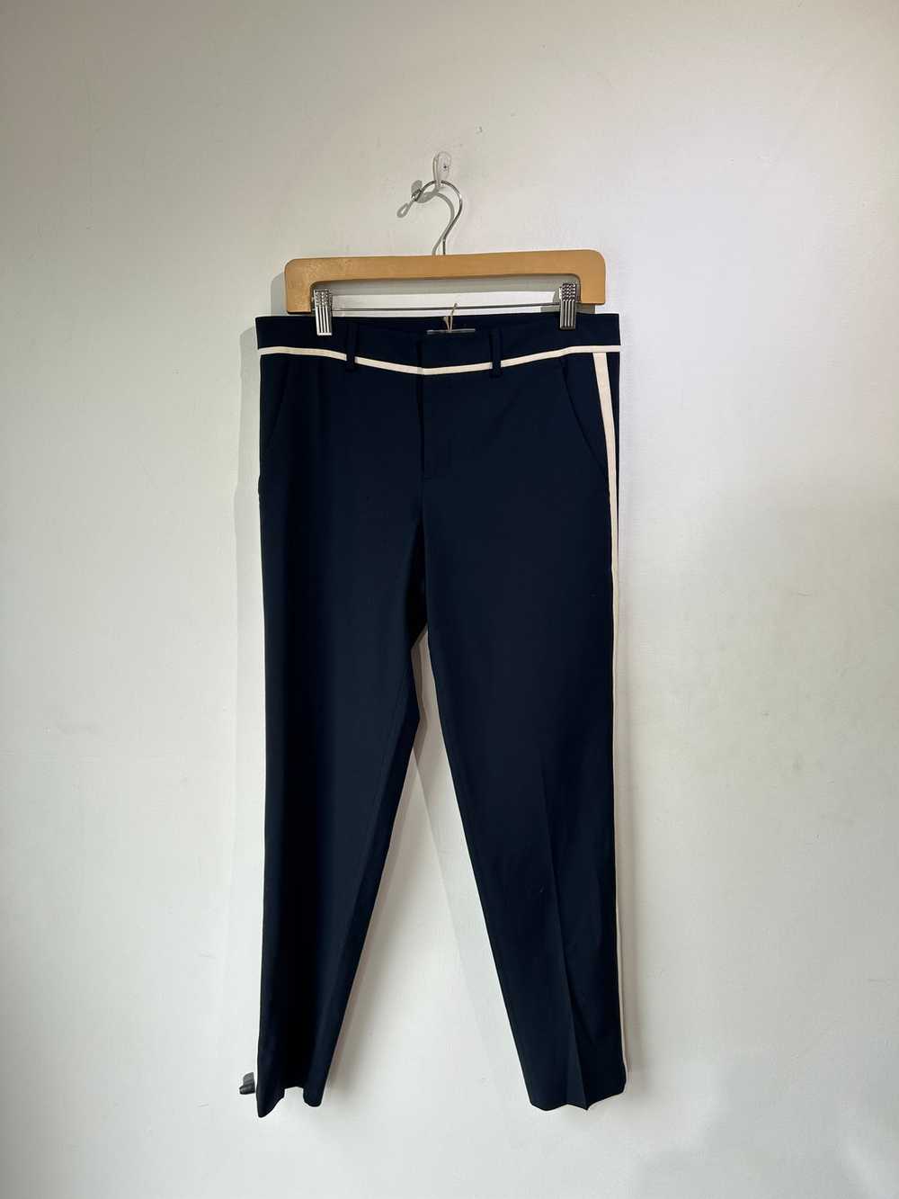 Vince Navy Wool Tuxedo Pants - image 1