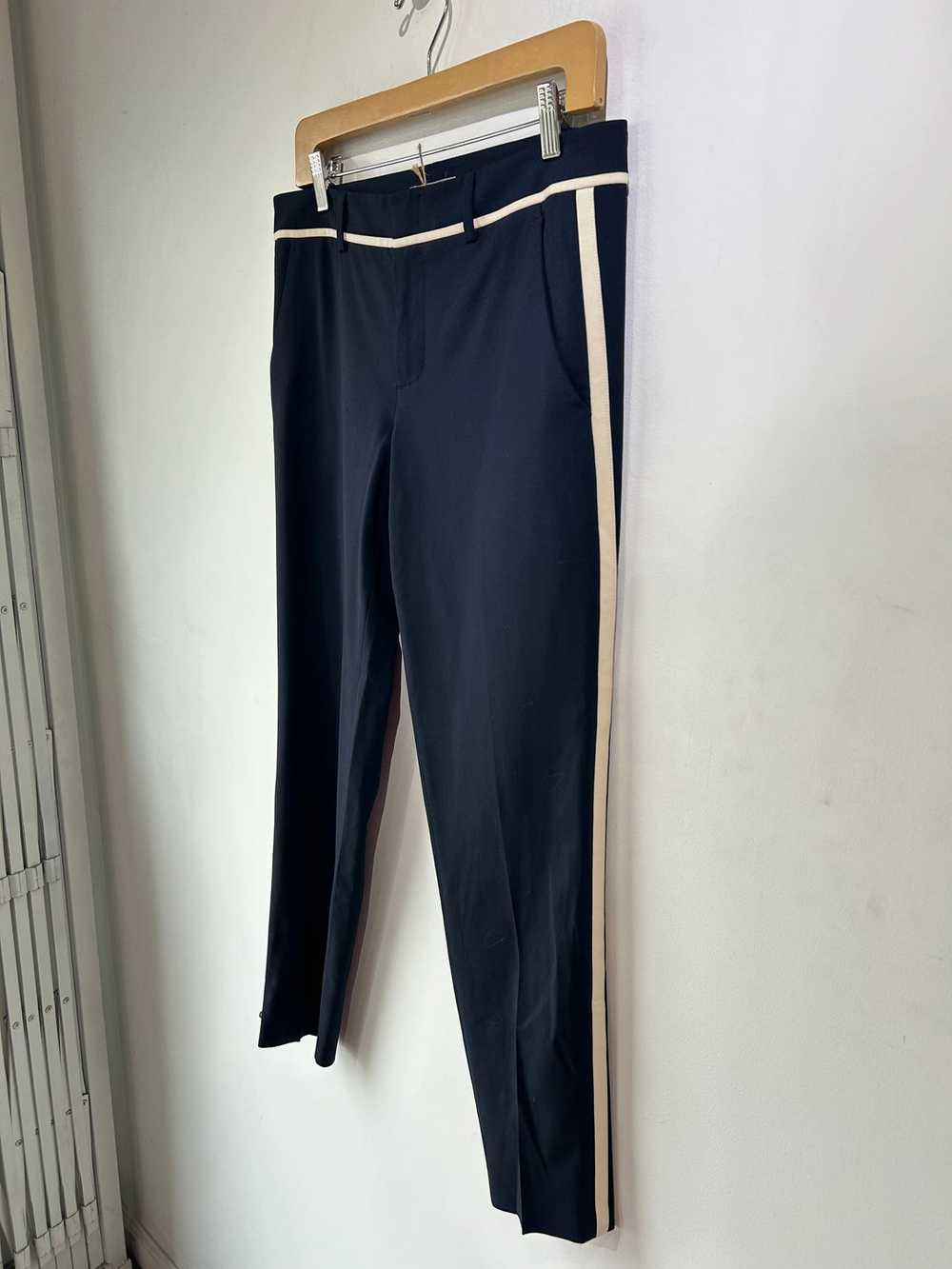 Vince Navy Wool Tuxedo Pants - image 2