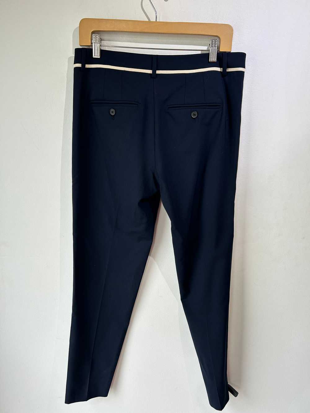 Vince Navy Wool Tuxedo Pants - image 4