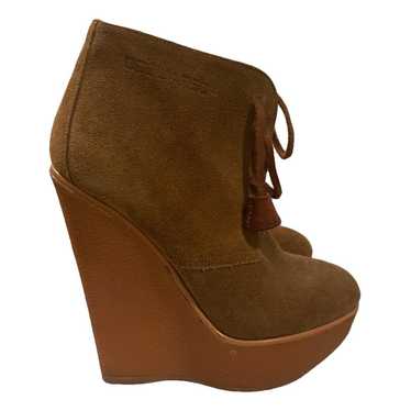 DSQUARED2 Flat Ankle Bootsブーツ ブラウン DSQUARED2ディースクエアードFlatAnkle Bootsブーツブラウン