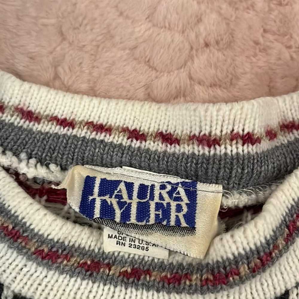 Laura Tyler vintage rose sweater - image 5