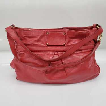 Vintage Marc Jacobs Red Leather Hobo Slouchy Shou… - image 1