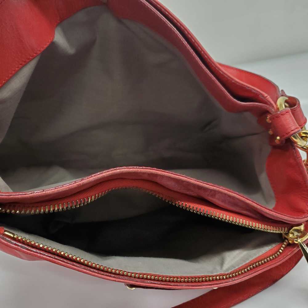 Vintage Marc Jacobs Red Leather Hobo Slouchy Shou… - image 3