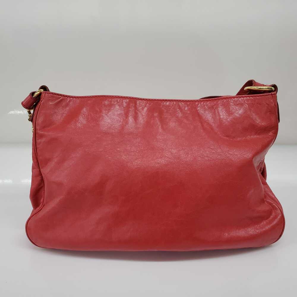 Vintage Marc Jacobs Red Leather Hobo Slouchy Shou… - image 5