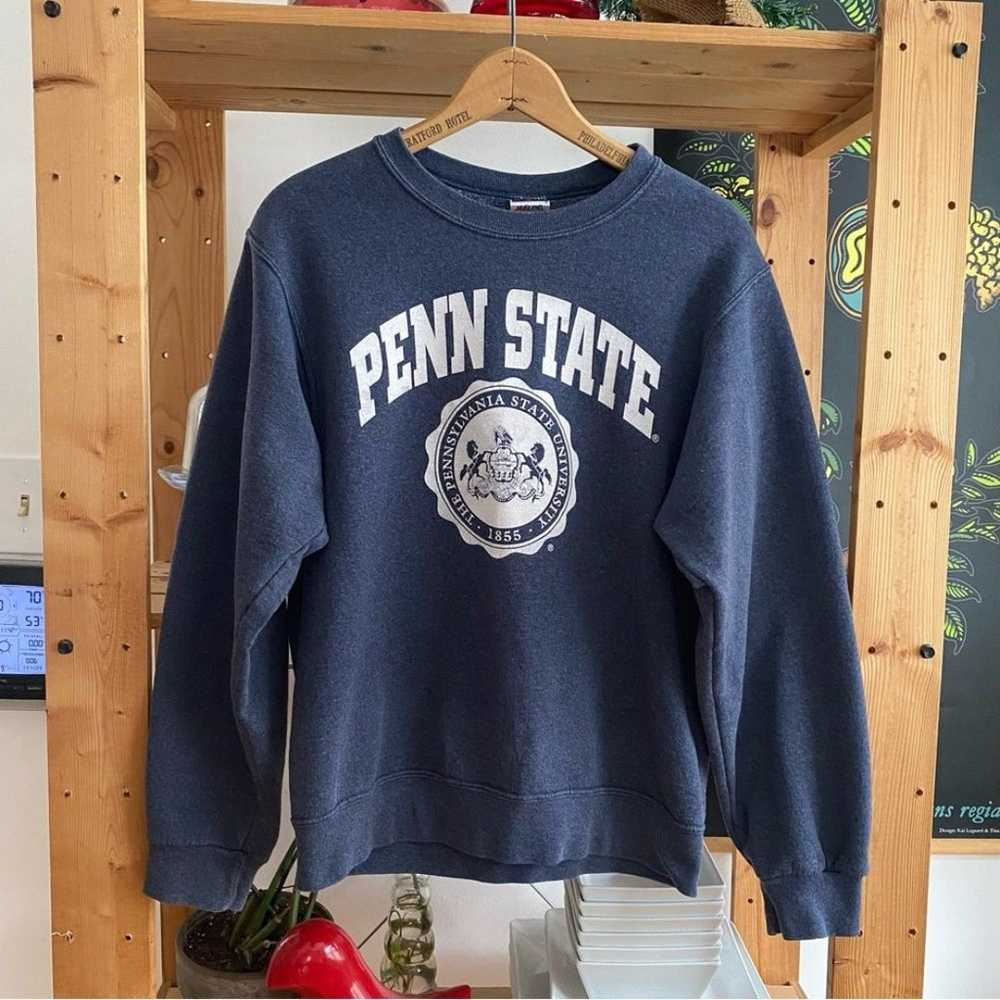 Vintage Penn State University Blue Crewneck Sweat… - image 2
