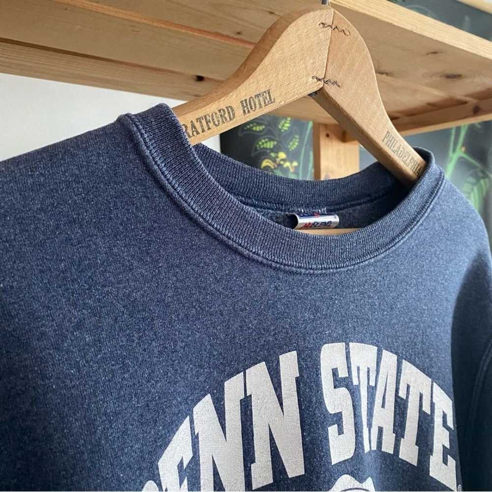 Vintage Penn State University Blue Crewneck Sweat… - image 6